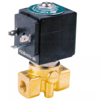 Horeca Parts - Elektrozawór 2-drogowy 230 VAC, przyłącze 1/8", długość 40 mm, DN 2,5 mm, t.max. 155°C - ODE