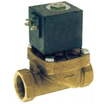 Horeca Parts - Zawór elektromagnetyczny 2-drożny 230VAC przyłącze 1" dł. 105 mm DN 22 mm gniazdo nasuwane DIN -10 do 140°C - Angelo Po (3120038)