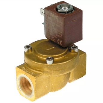 Horeca Parts - Elektrozawór 2-drożny 230V 1/2" dł. 60mm maks. temp. 90°C - Piec konwekcyjno-parowy elektryczny Foinox, Zanussi (5112423)