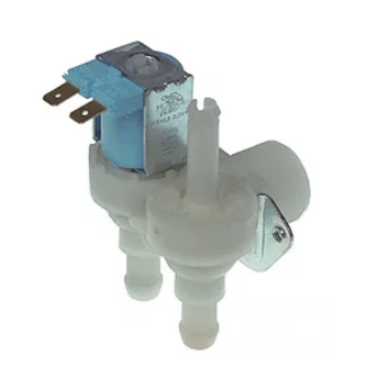 Horeca Parts - Zawór elektromagnetyczny podwójny kątowy 230V wlot 3/4" wylot 11,5mm t.max. 90°C wyjście 0,8l/min - Kostkarka do lodu Brema