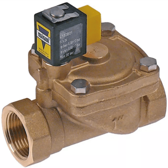 Horeca Parts - Zawór elektromagnetyczny mosiądz 2-drożne przyłącze 230VAC 50/60Hz dł. 105mm - Pralnica Primus (3120059)