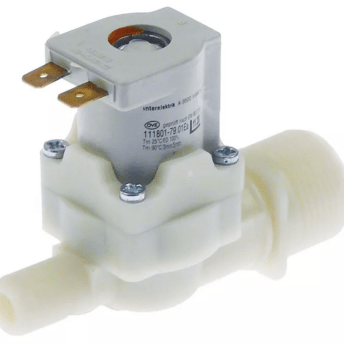 Horeca Parts - Elektrozawór 220-240VAC, wejście 3/4", wyjście 13,5 mm DN8, plastikowy, t.max 90°C - Eloma