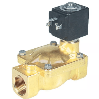 Horeca Parts - Zawór elektromagnetyczny 2-drożny 230 VAC przyłącze 3/4" dł. 100 mm DN 20 mm gniazdo nasuwane DIN stałe 90°C (5108525)