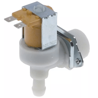 Horeca Parts - Elektrozawór 1-drożny kątowy 24VDC, wlot 3/4", wylot ø11,5 mm, przepływ: wejście 10 l/min, wyjście 0,25 l/min - Meiko