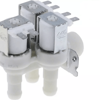 Horeca Parts - Zawór elektromagnetyczny potrójny kątowy 230V wlot 3/4" wylot 13,5mm wyjście B 0,5l/min - Electrolux