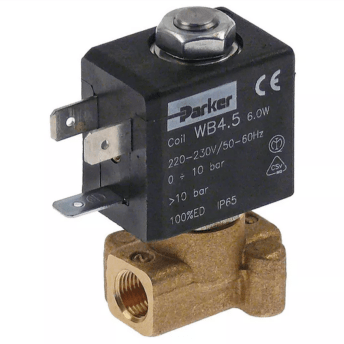 Horeca Parts - Elektrozawór 2-drożny 230V podłączenie 1/8" dł. 30mm 50/60Hz - Ekspres do kawy automatyczny La San Marco (5103911)