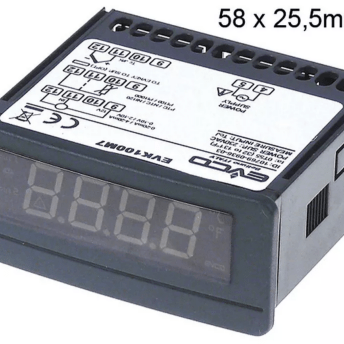 Horeca Parts - Termometr typ EVK100M7 wymiar montażowy 71x29mm od -200 do 1300°C 230V AC NTC PTC Pt100 Pt1000 TC(J,K) - Piec konwekcyjny Modular (3445555)