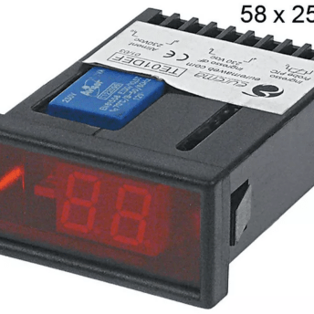 Horeca Parts - Termometr Eurema typ TE01DEF wymiar montażowy 58x25mm 230V AC PTC (5060764)
