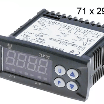 Horeca Parts - Termometr wymiary montażowe 70x28mm głębokość zabudowy 64mm 12V - Palux (5236414)