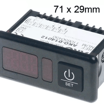 Horeca Parts - Termometr AKO typ AKO-D14012 wymiary montażowe 71x29mm napięcie 12/24V AC/DC (7128329)