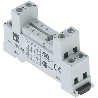 Horeca Parts - Gniazdo przekaźnika 250V  10A, napięcie AC, wymiary 62×36×15 mm, nr fabryczny ZMEM/5 - Italiana Relè