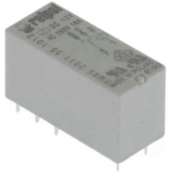 Horeca Parts - Przekaźnik drukowy 12VDC, 1CO, 250V 16A, złącza pinowe, raster 5 mm - Reipol