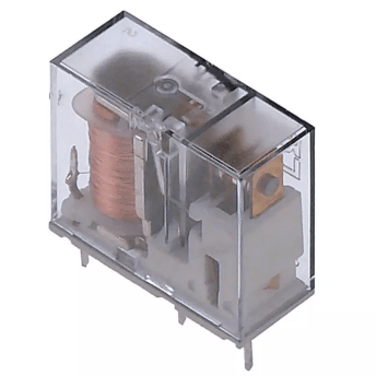 Horeca Parts - Przekaźnik drukowania 24VDC 1CO przyłącze kołki wymiar rastera 35mm przy 250V 10A