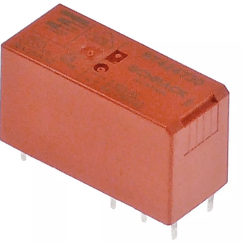 Horeca Parts - Przekaźnik drukowy 230VAC, 2CO, złącza 2-pin, raster 5 mm, 95.65/95.75 - Schrack