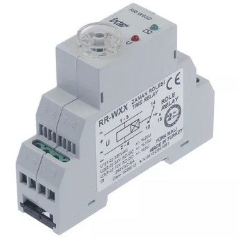 Horeca Parts - Przekaźnik czasowy zakres czasu 0,1–3 min, 12/24 VAC/DC – 230 VAC, 5 A, przyłącze śrubowe - Inter