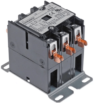 Horeca Parts - Stycznik mocy, obciążenie rezystancyjne 50 A, 208/240 V AC, 40 A / 10 HP (AC3/240 V) 40 A / 7,46 kW, 3 styki NO - Novocool