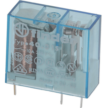 Horeca Parts - Przekaźnik drukowy 1CO, złącza pinowe 3,5 mm, 250V 10A