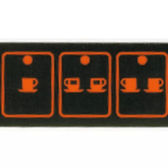 Horeca Parts - Folia na klawiaturę dł. 92mm szer. 26mm przyciski 5 - Ekspres do kawy Futurmat-Ariete (1319063)