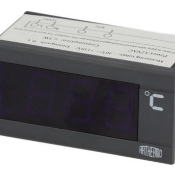Horeca Parts - Termometr ARTHERMO typ ROF-DIG/12 wymiar montażowy 58x26mm od -30 do 110°C 12V AC NTC - Zmywarka tunelowa Colged, Elettrobar, Mbm (3441049)