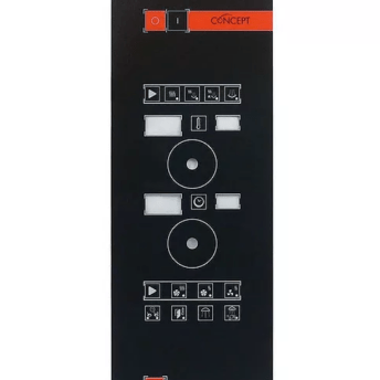 Horeca Parts - Folia na klawiaturę dł. 540mm szer. 173mm czarna - Piec konwekcyjno-parowy elektryczny Fagor (5155177)