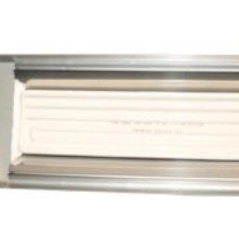 Horeca Parts - Kwarcowy element grzejny 650 W, 230/240 V, dł. 542 mm, szer. 121 mm, wys. 30 mm, połączenie gwintowane z zaciskiem śrubowym - Piec konwekcyjny Rosinox (7104153)