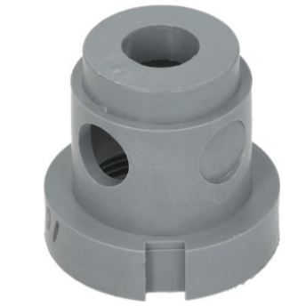 Horeca Parts - Łożysko ramienia myjącego, pozycja montażowa dolna, 2 otwory, otwór ø 16 mm, gniazdo ø 18 mm, ø 35,5 mm, D2 ø 41 mm - Zmywarka Lamber (3743109)