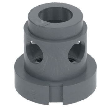 Horeca Parts - Łożysko ramienia myjącego, pozycja montażowa górna, 4 otwory, otwór ø 16 mm, gniazdo ø 22 mm, ø 35,5 mm, D2 ø 41 mm - Zmywarka Lamber (3743222)