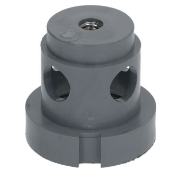Horeca Parts - Łożysko ramienia myjącego, pozycja montażowa górna, ø 54 mm, D2 ø 41 mm, D3 ø 35,5 mm, wys. 51,5 mm, czterokrotny gwint M8 - Zmywarka Lamber (3743577)