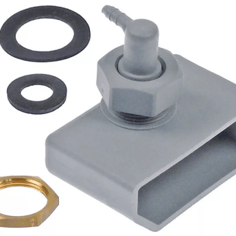Horeca Parts - Pułapka powietrza dł. 80mm szer. 30mm wys. 30mm śr. przyłącza węża 5mm - Zmywarka do szkła/filiżanek Hilta, Omniwash (3060071)
