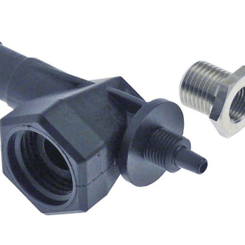 Horeca Parts - Trójnik do węża, przyłącze 1/4" ET – 1/2" IT, wąż Ø 13 mm, 0,040 kg- Elframo