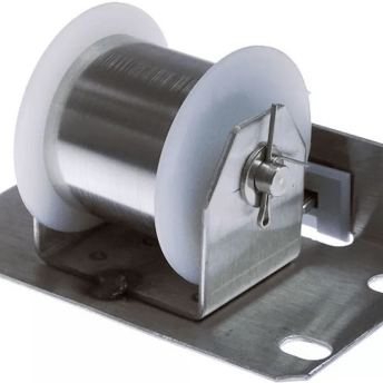 Horeca Parts - Sprężyna rolkowa kompletna z mocowaniem dł. 125mm szer. 40mm 4kg - Zmywarka tunelowa Comenda, Hoonved (3242150)