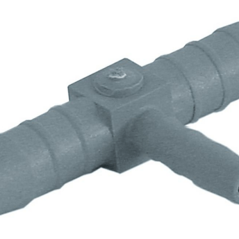 Horeca Parts - Trójnik T plastikowy 3-drogowy do węża Ø 12-7-12 mm, 0,020 kg - Ata