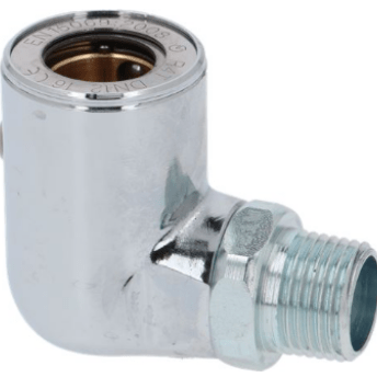Horeca Parts - Gniazdo gazowe, połączenie wylotowe 1/2", L1 14,5 mm, L2 50 mm, z termicznym zaworem bezpieczeństwa DIN 3383 - Ascaso (3526561)