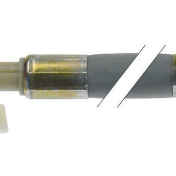 Horeca Parts - Wąż zasilający giętki, gwint 3/8", DN 13 mm, długość 2500 mm, szary, ciśnienie robocze 60 bar, Tmax 90°C, 0,710 kg - Winterhalter (4002060)