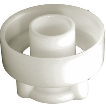Horeca Parts - Łożysko ramienia myjącego, pozycja montażowa dolna, 3 otwory, otwór ø 3 mm, gniazdo ø 20 mm, ø 46 mm, wys. 35 mm - Zmywarka do szkła/kubków Dihr (5025262)