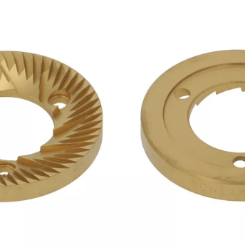 Horeca Parts - Para żaren, śr. zewn. 74 mm, śr. wew. 37,7 mm, wys. 9 mm, rozstaw zębów 3,8 mm, otwór 6 mm, montaż ø 48,5 mm, komplet 2 szt., waga 0,320 kg - Eureka