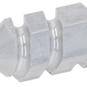 Horeca Parts - Nakrętka mosiężna M10L z gwintem ślimaka, długość gwintu 25 mm, 1 szt., waga 0,040 kg - Nuova Simonelli