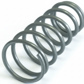 Horeca Parts - Sprężyna kompresyjna stożkowa dł. 28mm śr. 14,7/10,6mm śr. drutu 1,4mm - Automat vendingowy Sammic (1250245)