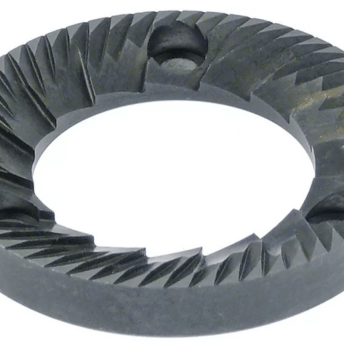 Horeca Parts - Para żaren lewych, prosta, śr. zewn. 63,3 mm, śr. wew. 38 mm, wys. 9 mm, rozstaw zębów 3 mm, waga 0,190 kg - Italmill