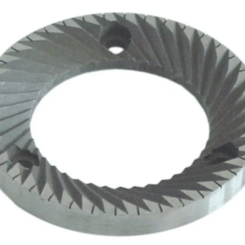 Horeca Parts - Para żaren prawych, prosta, śr. zewn. 68 mm, śr. wew. 43 mm, wys. 8 mm, rozstaw zębów 5 mm, 3 otwory mocujące, waga 0,190 kg - Italmill