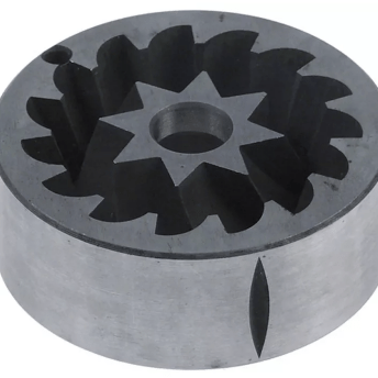 Horeca Parts - Para żaren prawych, śr. zewn. 68 mm, śr. wew. 49 mm, wys. 25 mm, z wałkiem i gwintem, waga 0,490 kg - Italmill