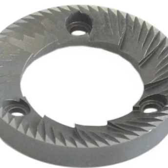 Horeca Parts - Para żaren, śr. 63/38 mm, wys. 9,5 mm, rozstaw zębów 3 mm, otwór ø 5,5 mm, waga 0,210 kg - Italmill