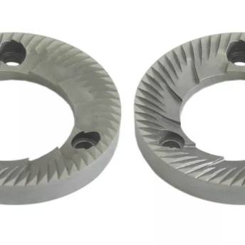 Horeca Parts - Para żaren lewych, prosta, śr. zewn. 75 mm, śr. wew. 43 mm, wys. 10,6 mm, rozstaw zębów 4 mm, waga 0,340 kg - Italmill