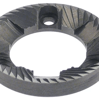 Horeca Parts - Para żaren mielących, kierunek obrotu prawy, śr. zewn. 50 mm, śr. wew. 30 mm, wys. 7,5 mm, rozstaw zębów 2,5 mm, otwór ø 4,5 mm, waga 0,110 kg - Italmill