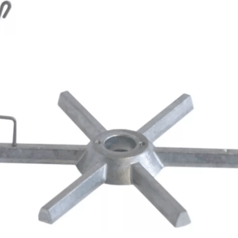 Horeca Parts - Gwiazda górna element dozownika kawy, gwint M3, Ø 109 mm, wysokość 73 mm, otwór Ø 12 mm, montaż górny - Mazzer