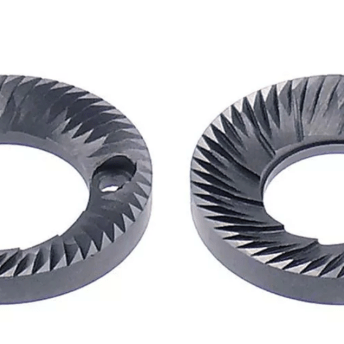 Horeca Parts - Para żaren prawe do młynka Cunill Tauro, śr. zew. 59 mm, śr. wew. 30/34 mm, wys. 8,8 mm, rozstaw zębów 3,5 mm, otwór 6 mm - Macine Keber