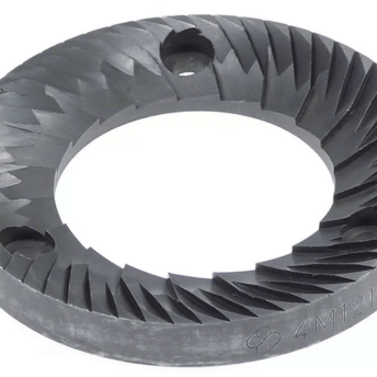 Horeca Parts - Para żaren mielących, kierunek obrotu prawy, śr. zewn. 74 mm, śr. wew. 42,5 mm, wys. 9,2 mm, rozstaw zębów 3,5 mm, otwór ø 5 mm - Macine Keber