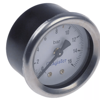 Horeca Parts - Manometr ø 51,5 mm, zakres ciśnienia 0–16 bar, gwint 1/4", oznaczenie 9, pompa - Magister (5124395)