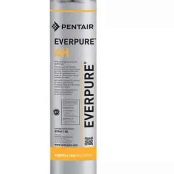 Horeca Parts - Filtr wody Everpure 4H, pojemność 11 355 L, przepływ 114 L/h, wymiary Ø 82,5 x 368 mm, filtr Micro-Pure, filtracja do 0,5 µm, maks. ciśnienie 10 bar, do ekspresów do kawy - Pentair Everpure