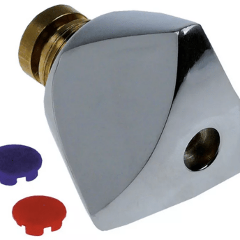 Horeca Parts - Głowica kranu gwint 1/2", H 17–22 mm, z uchwytem, woda zimna/ciepła, 1 szt., waga 0,22 kg
